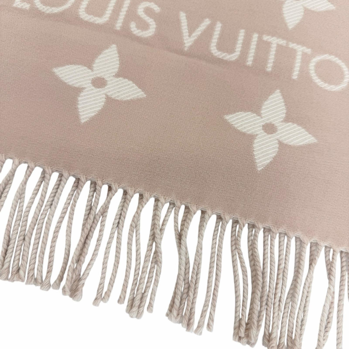 Excellent LOUIS VUITTON Scarf LV Essential Scarf wool Women M77854