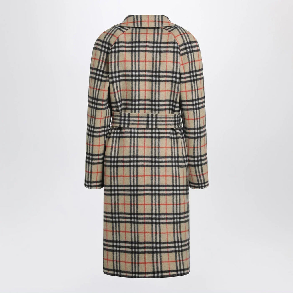Burberry - Sand reversible wool coat