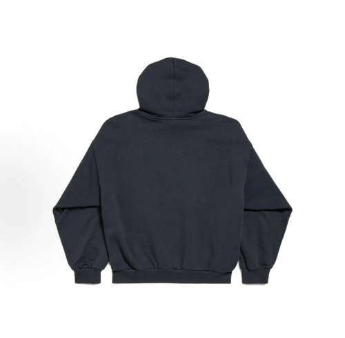 Balenciaga BB Logo Hoodie Unisex Dark Navy