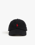 Cotton Chino Ball Cap - RL Black/RL2000 Red