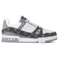Louis Vuitton LV Trainer Sneaker Denim Monogram Grey